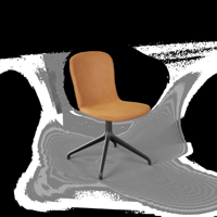 Chair no. One S1 Black Swivel - LUNA Sandstone - SACKit