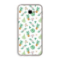 Ananas bladeren: Samsung Galaxy J4 Plus Transparant Hoesje