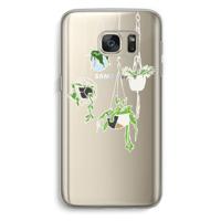 Hang In There: Samsung Galaxy S7 Transparant Hoesje