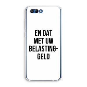 Belastinggeld: Honor 10 Transparant Hoesje