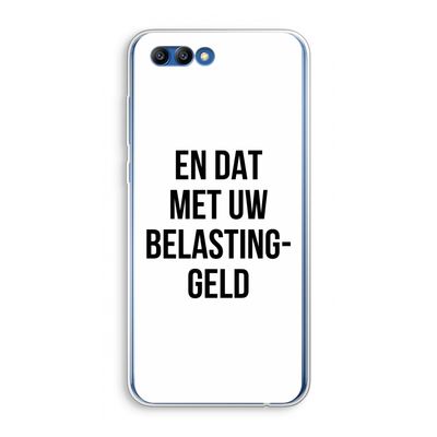 Belastinggeld: Honor 10 Transparant Hoesje
