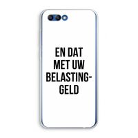 Belastinggeld: Honor 10 Transparant Hoesje Belastinggeld: Honor 10 Transparant Hoesje