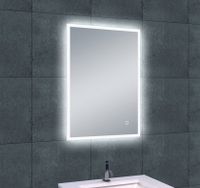 Wiesbaden Quatro Spiegel met LED verlichting en verwarming 50x70 cm
