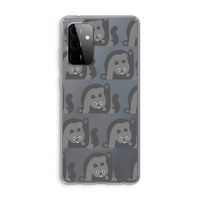 Cats: Samsung Galaxy A72 Transparant Hoesje