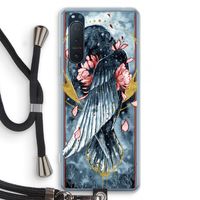 Golden Raven: Sony Xperia 5 II Transparant Hoesje met koord