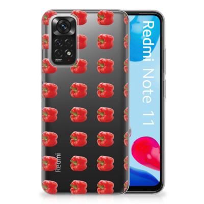 Xiaomi Redmi 10 | Redmi Note 11 4G | Siliconen Case | Paprika Red