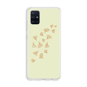 Falling Leaves: Galaxy A51 4G Transparant Hoesje