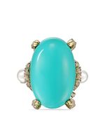 Anabela Chan bague Mermaid en or 18ct - Bleu