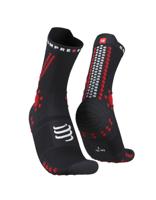 Compressport Pro racing v4.0 trail hardloopsokken zwart/rood T2