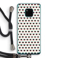 Hartjes: Huawei Mate 20 Pro Transparant Hoesje met koord