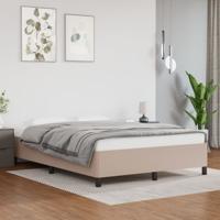 Bedframe kunstleer cappuccinokleurig 140x190 cm