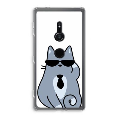 Cool cat: Sony Xperia XZ2 Transparant Hoesje