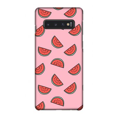 Watermeloen: Samsung Galaxy S10 4G Volledig Geprint Hoesje