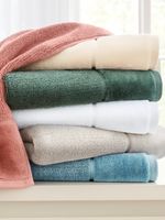 Handdoek ca. 50x100 cm Van Vossen groen - thumbnail