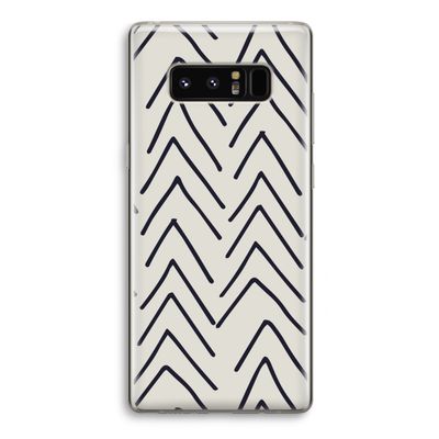 Marrakech Arrows: Samsung Galaxy Note 8 Transparant Hoesje