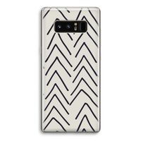 Marrakech Arrows: Samsung Galaxy Note 8 Transparant Hoesje