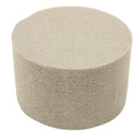 HBX Steekschuim/oase - droog - Rond - grijs - D14 x H7 cm - voor bloemen - bloemstukken