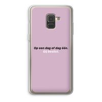 gij beslist: Samsung Galaxy A8 (2018) Transparant Hoesje