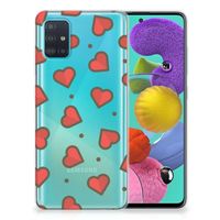 Samsung Galaxy A51 TPU bumper Hearts - thumbnail