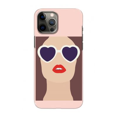 Red lips: Volledig geprint iPhone 12 Pro Hoesje
