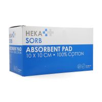 Hekasorb Absorb. Verband Niet Steriel 10x10cm 50