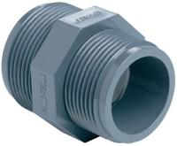 Aquaforte Verloopnippel ½ x ⅜ Buitendraad - PVC Adapter voor Vijver & Aquacultuur Installaties