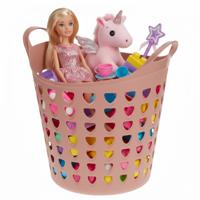 Storage solutions Speelgoedmand - oud roze - 26 liter - kunststof - 40 x 41 cm