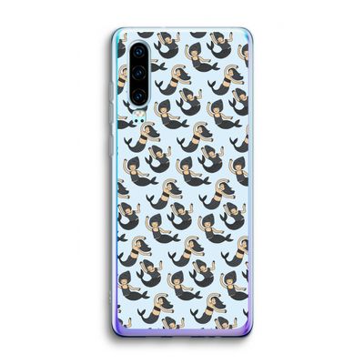 Zeemeermin: Huawei P30 Transparant Hoesje