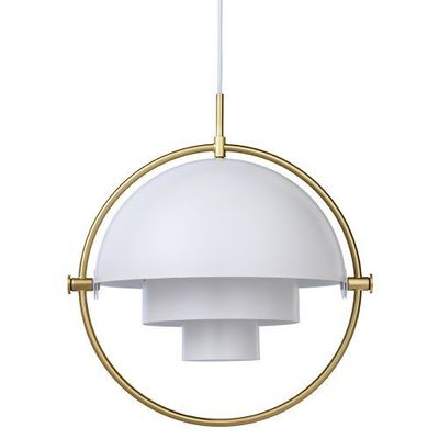 Gubi Multi-Lite Hanglamp - Messing & Mat wit