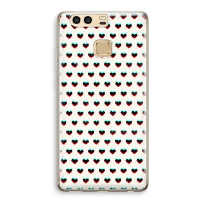 Hartjes: Huawei P9 Transparant Hoesje