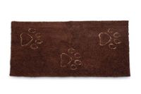 Dirty dog droogmatloper - hond - bruin - 152x76 cm - thumbnail