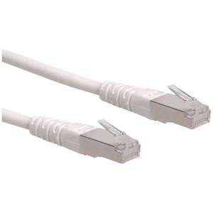 ROLINE patchkabel Cat.6 (Klasse E) S/FTP (PiMF), wit, 7 m