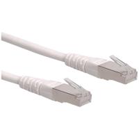 ROLINE patchkabel Cat.6 (Klasse E) S/FTP (PiMF), wit, 7 m