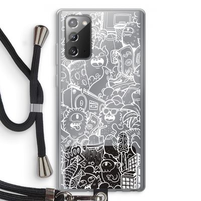 Vexx City #2: Samsung Galaxy Note 20 / Note 20 5G Transparant Hoesje met koord