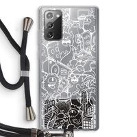 Vexx City #2: Samsung Galaxy Note 20 / Note 20 5G Transparant Hoesje met koord
