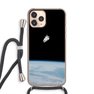 Alone in Space: iPhone 11 Pro Transparant Hoesje met koord