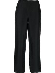 Giorgio Armani Pre-Owned pantalon en soie à coupe ample (années 2000) - Noir