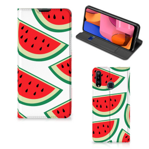 Samsung Galaxy A20s Flip Style Cover Watermelons