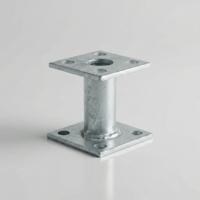 Waelbers consolesteun 70mm, paalhouder thermisch verzinkt (fv) - 1 stuk(s) - 429393.99