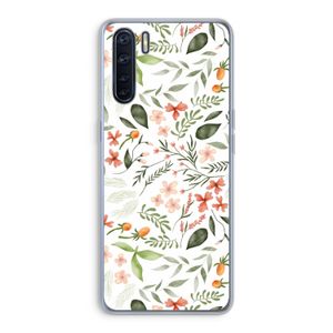 Sweet little flowers: Oppo A91 Transparant Hoesje