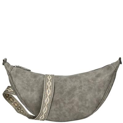 Enrico Benetti Moonbag Schoudertas Indy Mid Grijs
