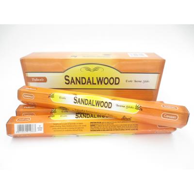 Wierook stokjes - sandalwood - 60x stuks - sandelhout - meditatie