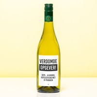 Wijnfles Opgever Pensioen - Wit (Sauvignon Blanc)