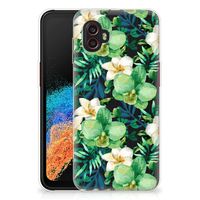 Samsung Galaxy Xcover 6 Pro TPU Case Orchidee Groen - thumbnail