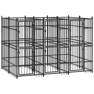 Hondenkennel 5,53 m² staal