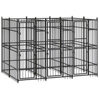 Hondenkennel 5,53 m² staal