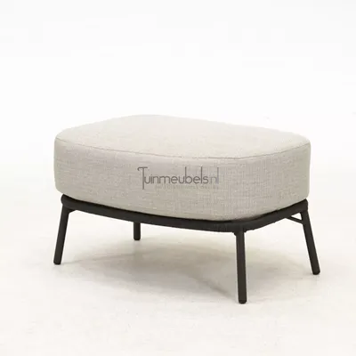 Voetenbank Fabrice Antraciet incl. kussen | 4 Seasons Outdoor