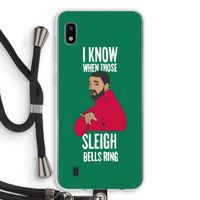 Sleigh Bells Ring: Samsung Galaxy A10 Transparant Hoesje met koord