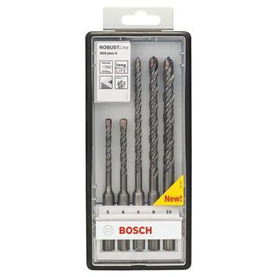 Bosch Professional Borenset SDS-Plus Robust Line 5-delig - 2607019927