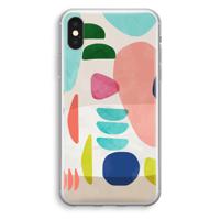 Bold Rounded Shapes: iPhone XS Transparant Hoesje